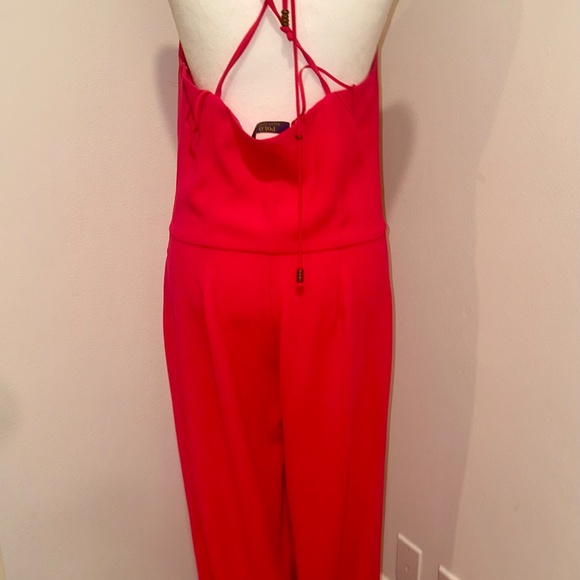 Polo Ralph Lauren Bright Pink Wide Leg Jumpsuit Romper Size 6 $298 NWT - Picture 4 of 6